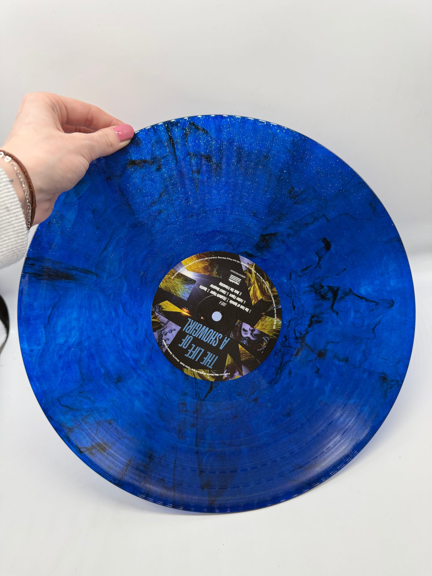 Taylor Swift The Life of A Showgirl (Baby that’s show business edition - lakeside beach blue sparkle vinyl)