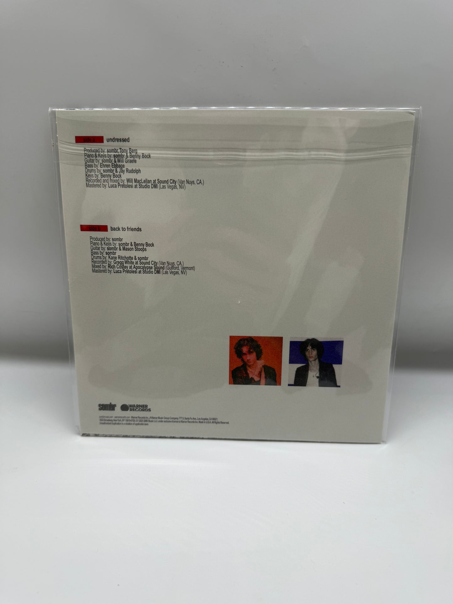 Sombr - Undressed 7 inch vinyl