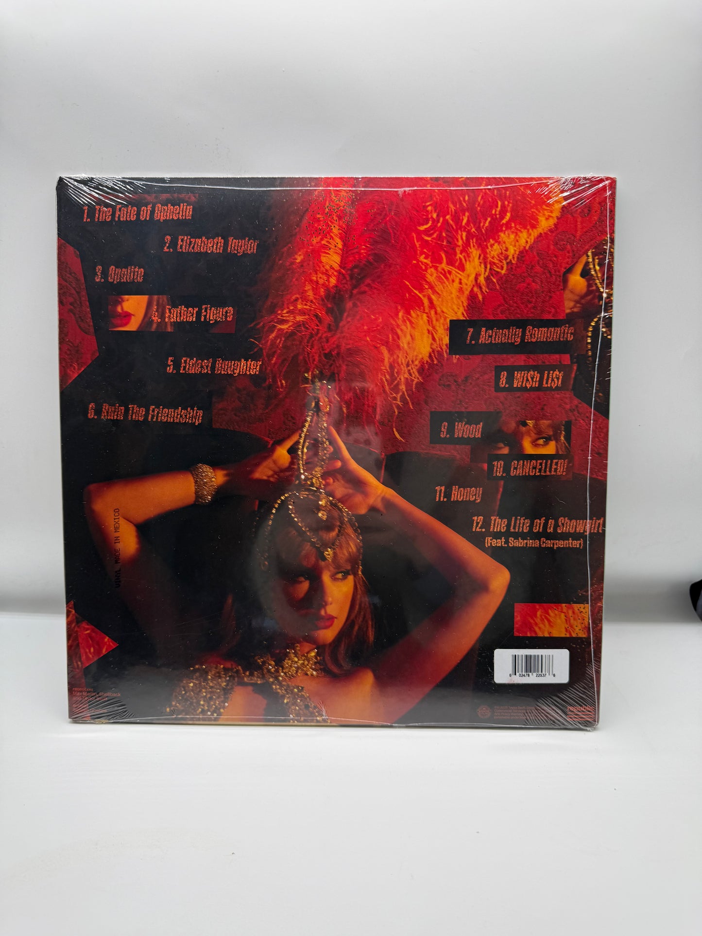 Taylor Swift - The life of a show girl (lit up my sky) vinyl