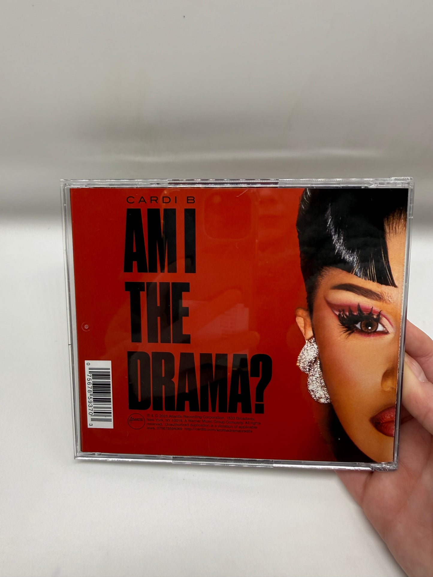 Cardi B - Am I the drama? (Alternate cover SIGNED CD)