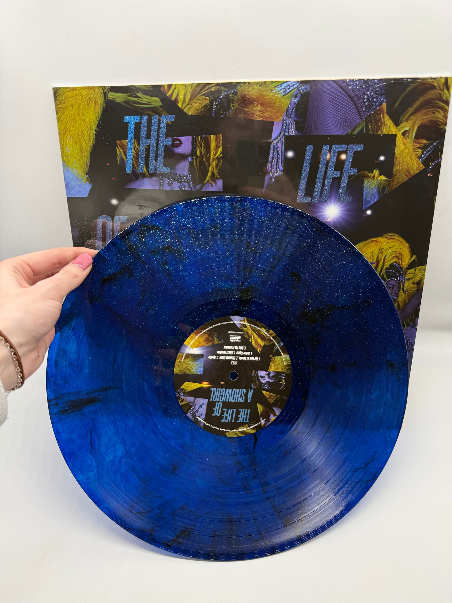 Taylor Swift The Life of A Showgirl (Baby that’s show business edition - lakeside beach blue sparkle vinyl)