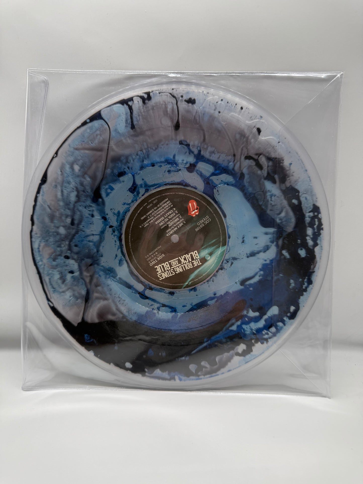 Rolling Stones - Black & Blue (liquid filled vinyl) 50th anniversary pressing