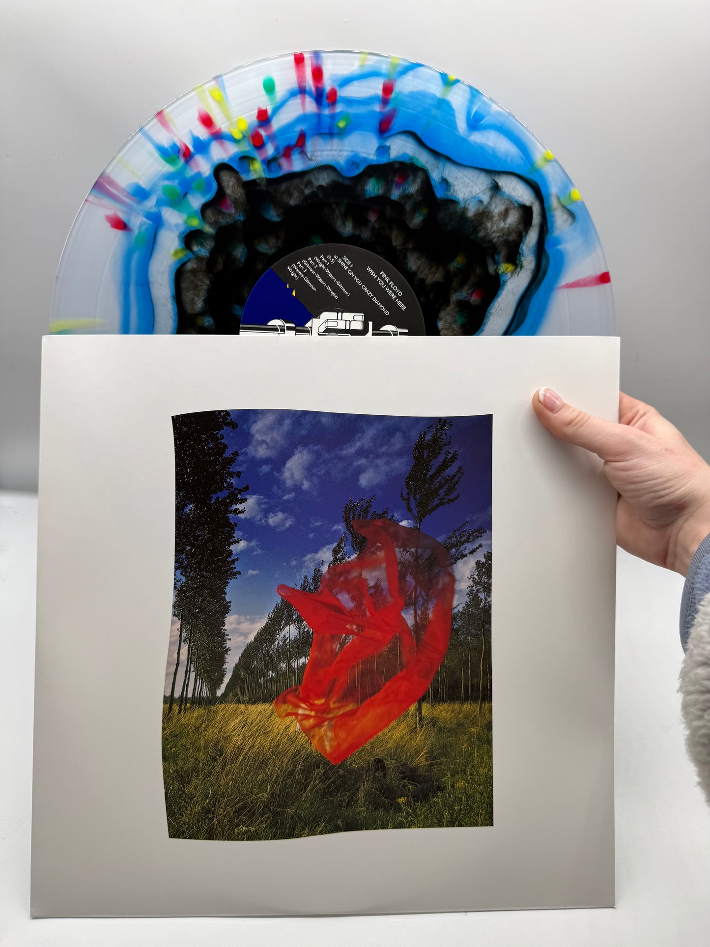 Pink Floyd - Wish you were here 50th anniversary splatter blood records