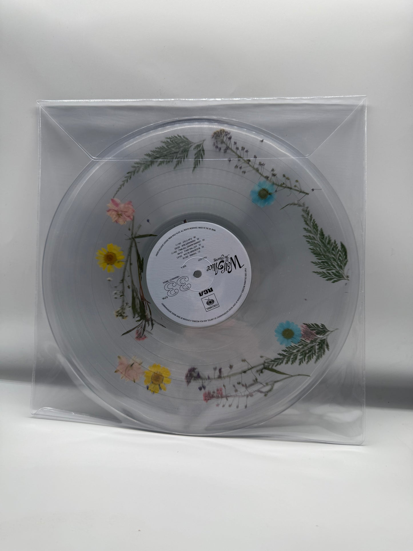 Wolf Alice - The clearing alt cover (bad worlds flower pressing)