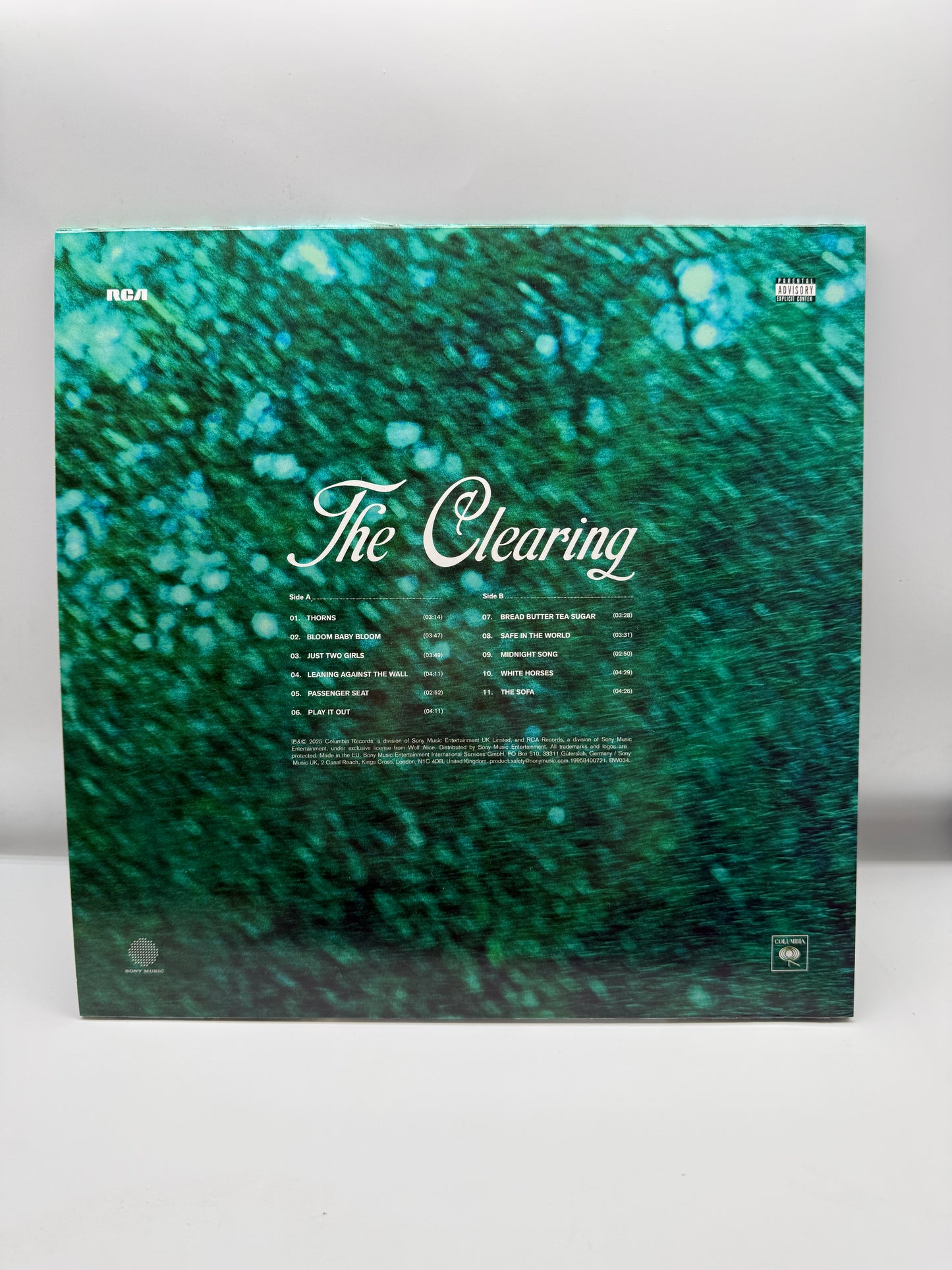 Wolf Alice - The clearing alt cover (bad worlds flower pressing)
