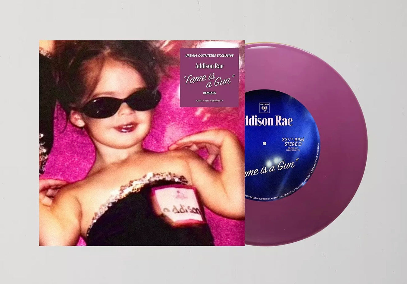 Addison Rae - Fame is is a gun UO Exclusive 7-inch