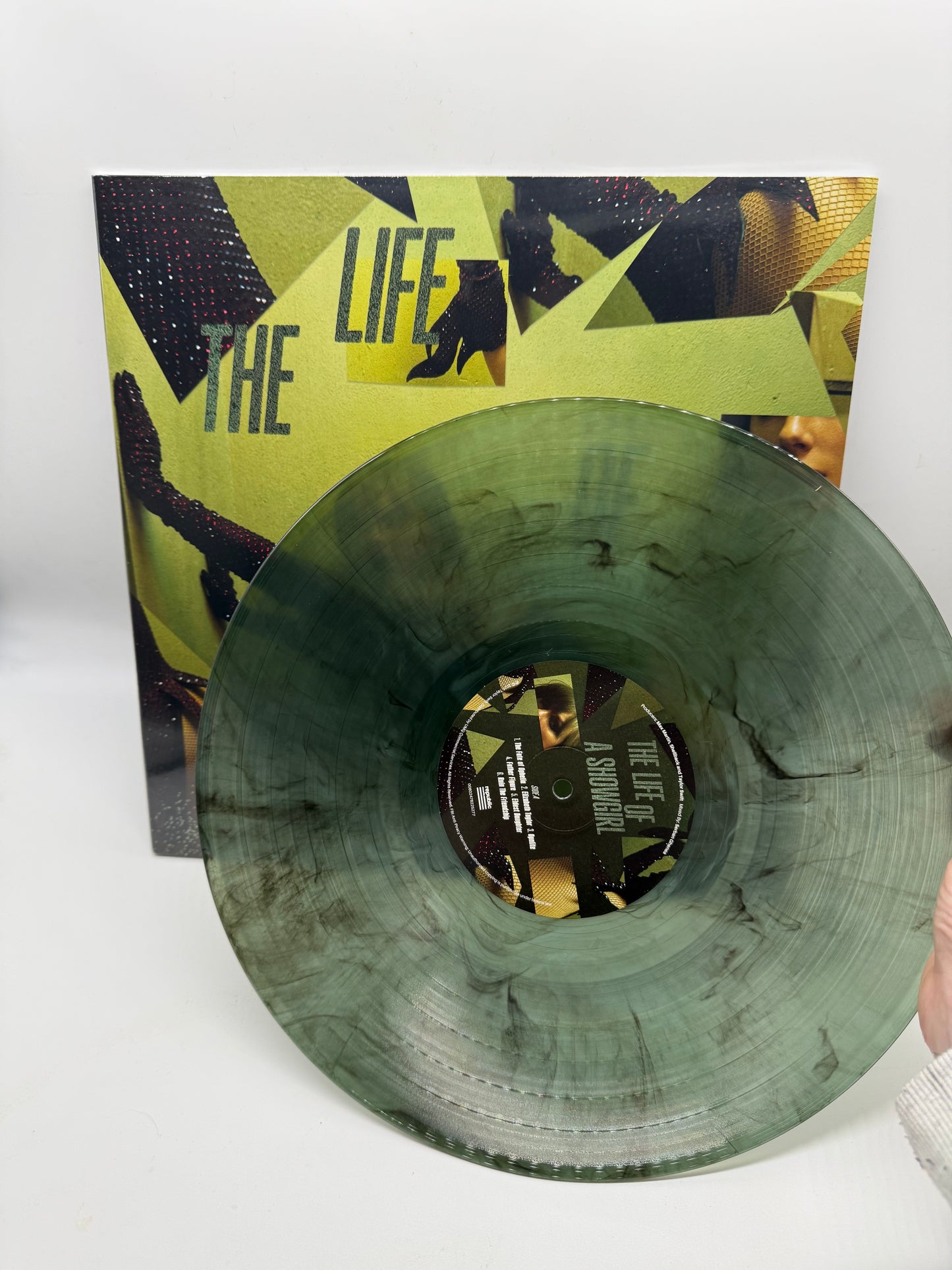 Taylor Swift The Life of A Showgirl (The Shiny bug Edition - Wintergreen onyx marble Vinyl)