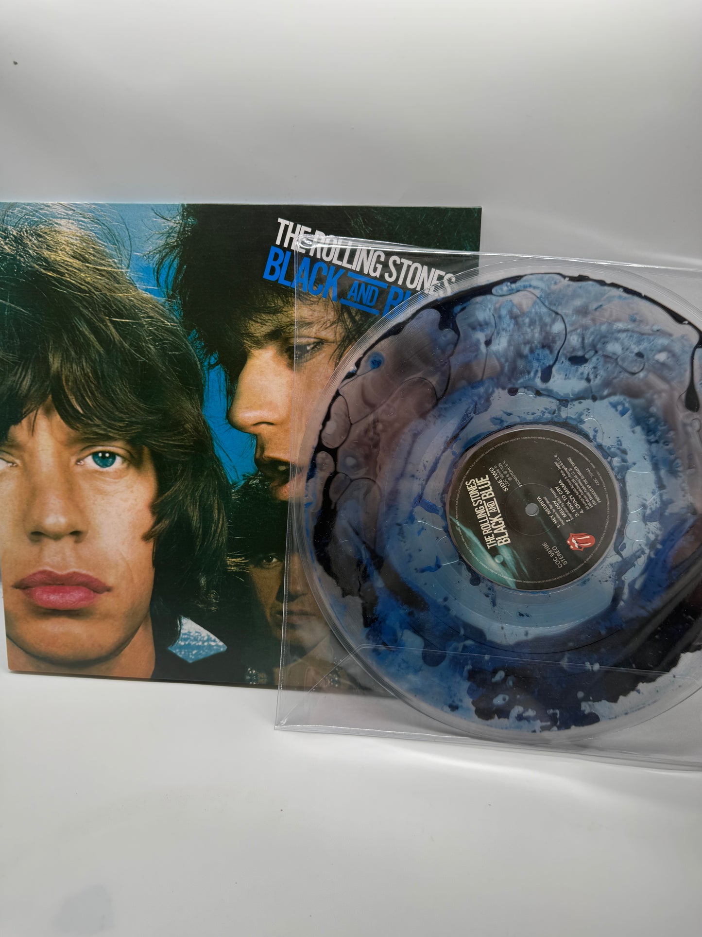 Rolling Stones - Black & Blue (liquid filled vinyl) 50th anniversary pressing