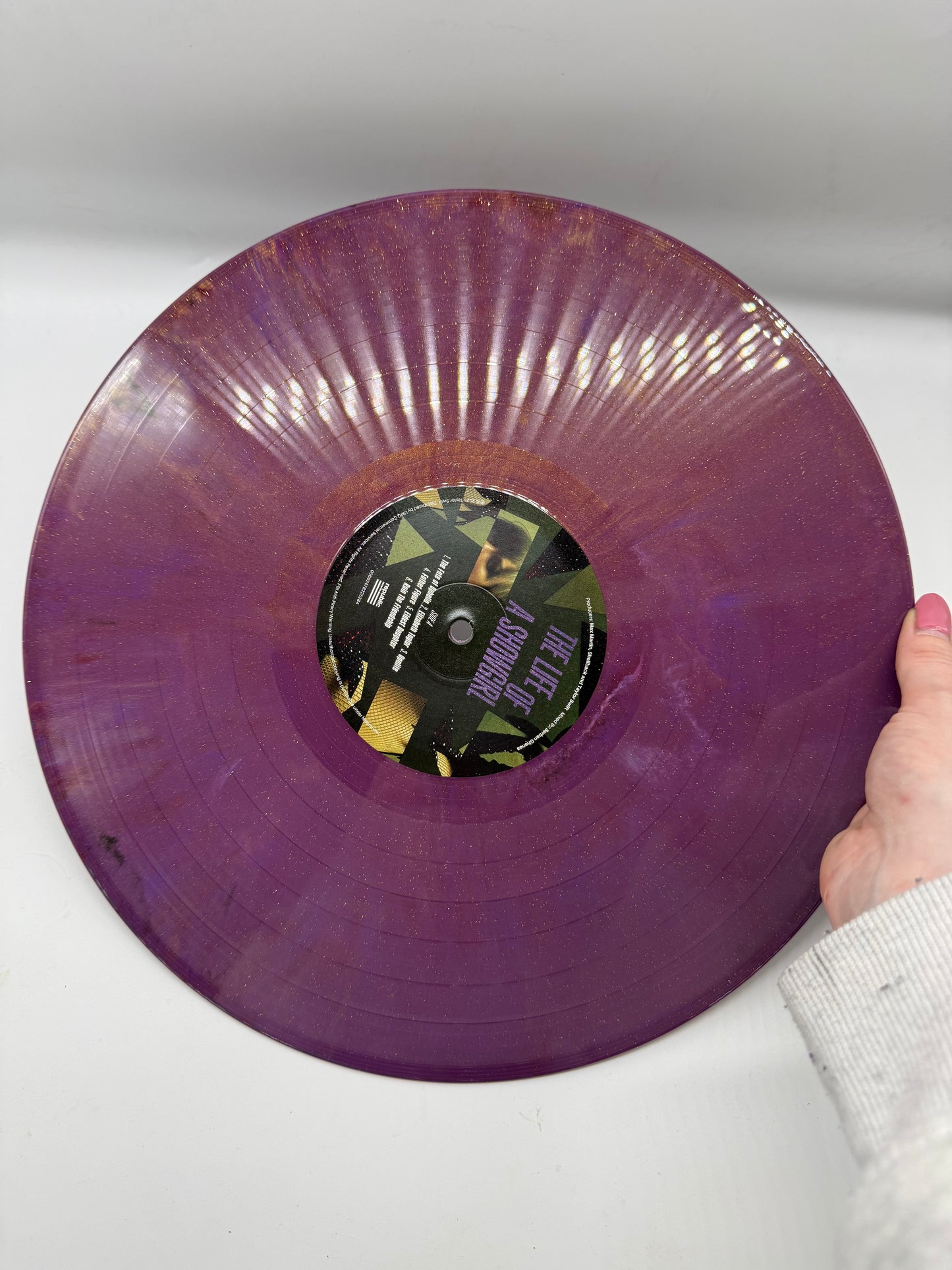 Taylor Swift The Life of A Showgirl (The Shiny Bug Edition - Violet Shimmer Marbled Vinyl)