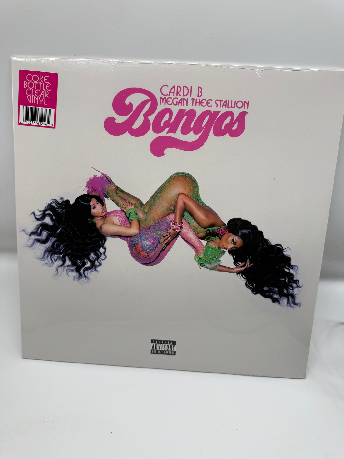 BONGOS (feat. Megan Thee Stallion) Coke clear 12” vinyl (US Import)